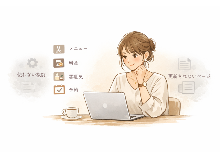 サロンホームページイメージ