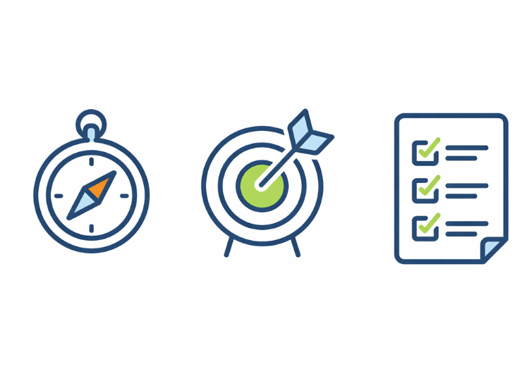 理由①|最初に「目的」と「載せる内容」を整理するイメージ